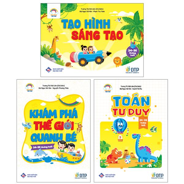 Sách - Bộ Sách Cầu Vồng Trẻ Thơ - Dành Cho Trẻ 24-36 Tháng Tuổi (Bộ 3 Quyển)