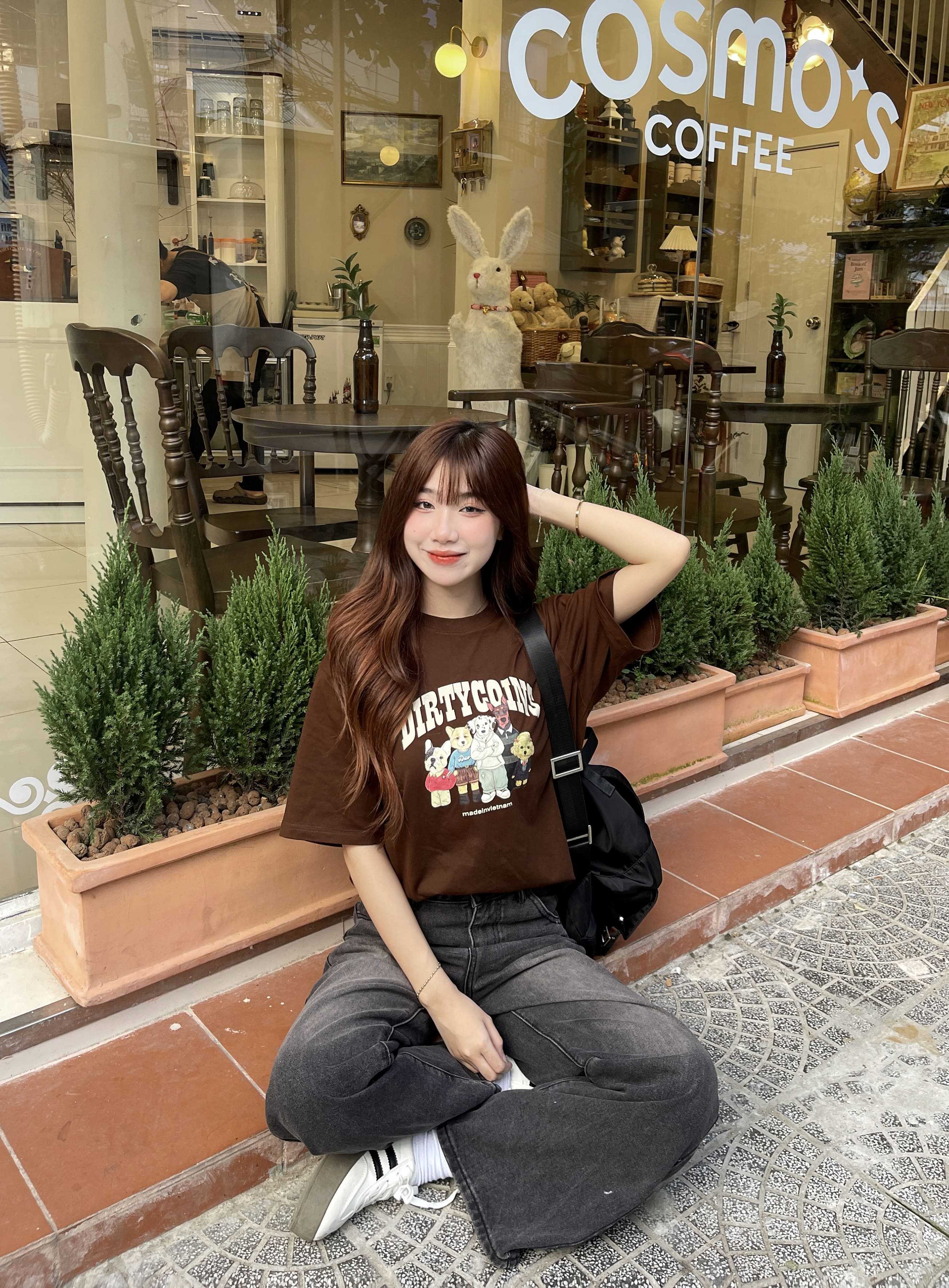 Áo Thun Puppies Regular T-shirt - Brown