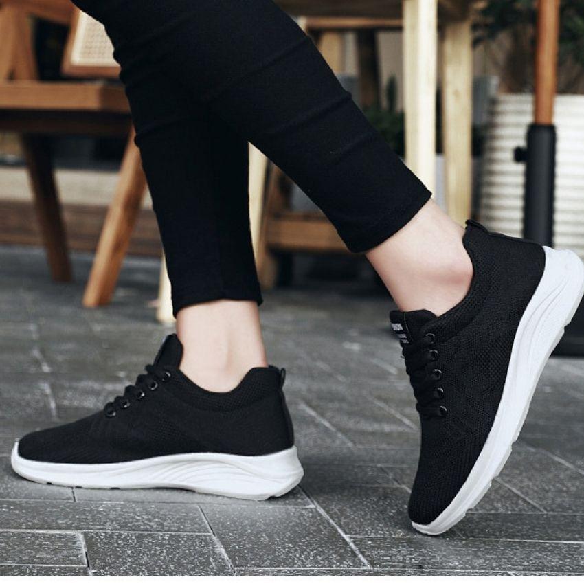 Giày Thể Thao Nữ Sneaker Kiểu Hàn Quốc Mẫu Mới 2022 Êm Chân Thoáng Khí Cổ Vừa Trẻ Trung Năng Động SUNO STORE GTTN11