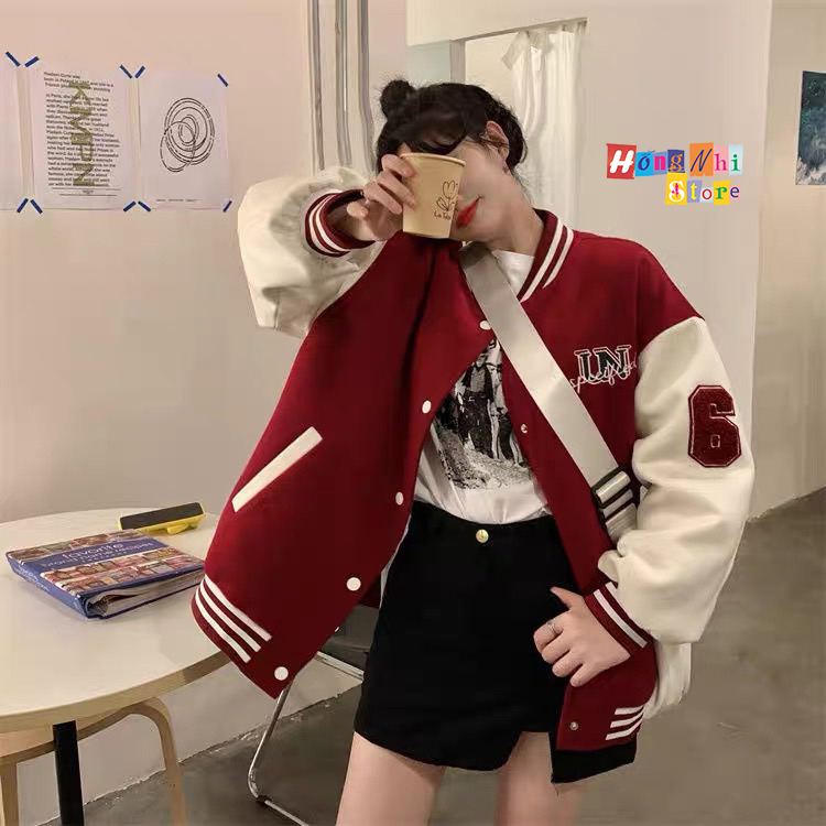 Áo Khoác Bomber UN GoPartye Ulzzang Unisex Dáng Rộng Nam Nữ - MM