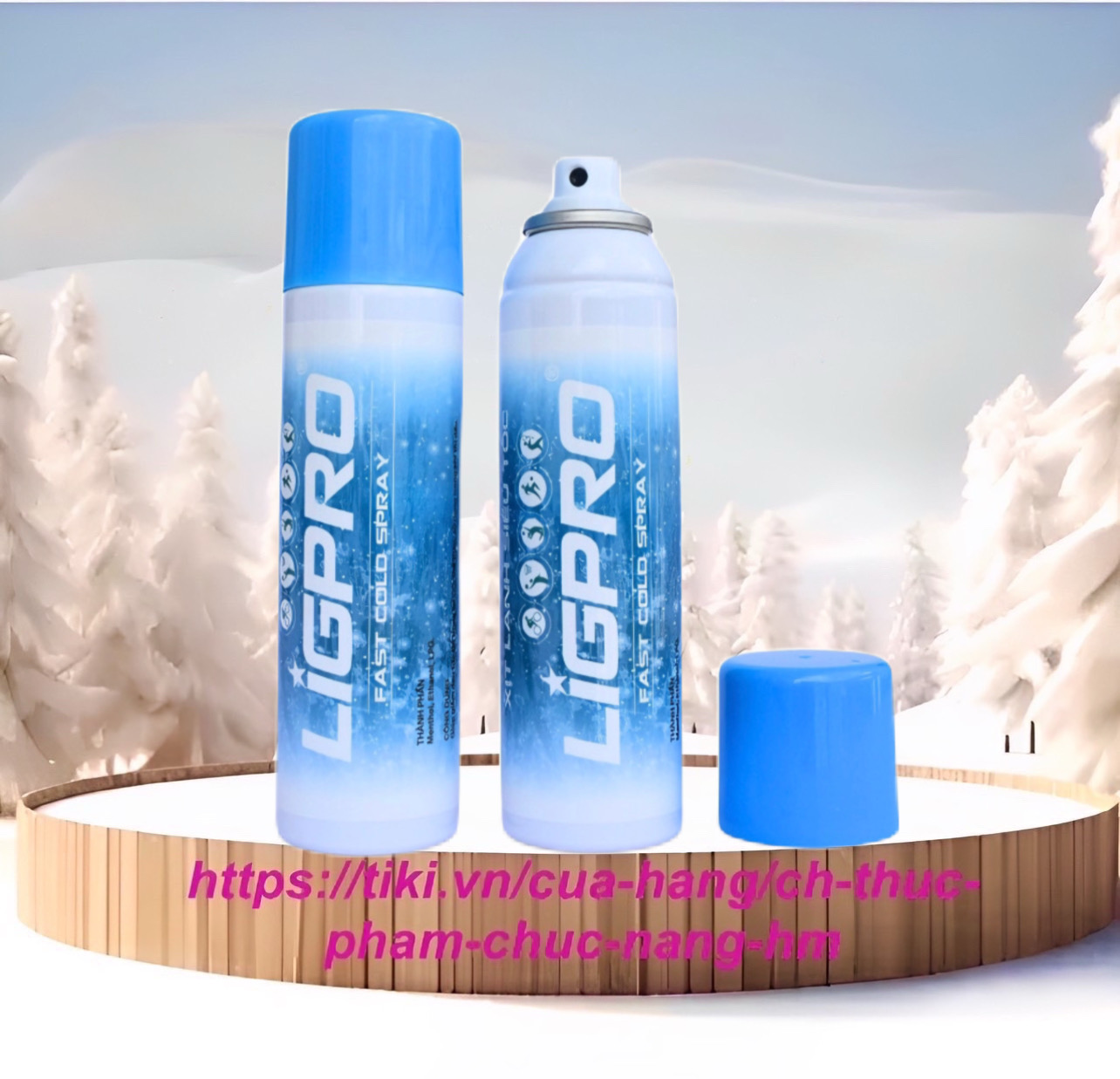 Chai xịt lạnh siêu tốc Ligpro 200ml, dùng trong chấn thương thể thao