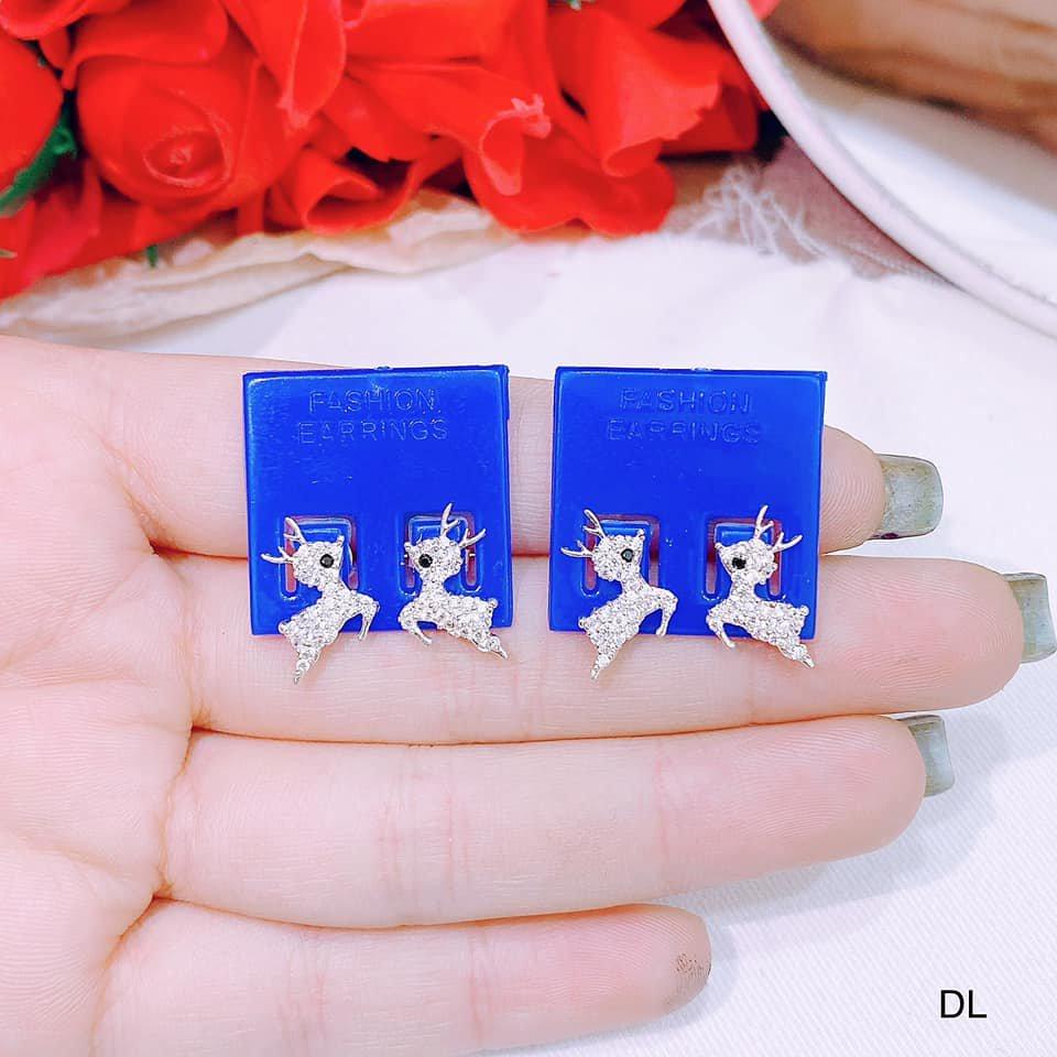 Khuyên tai bạc nữ bạc ý sang trọng cuốn hút, ACJ3590