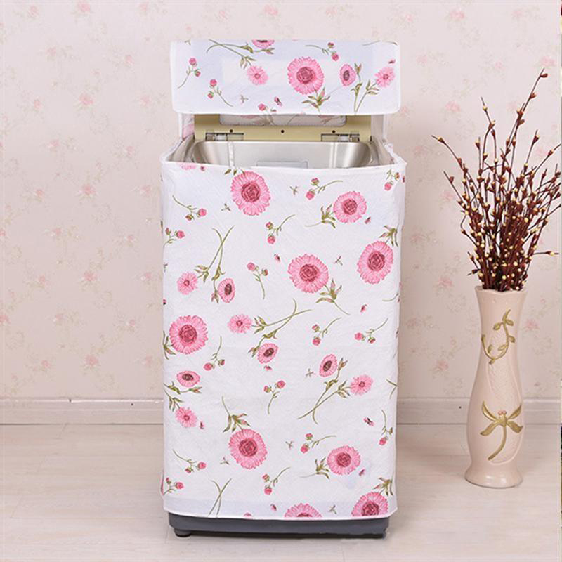 Trùm Máy Giặt 2 Lớp - Dùng Cho Máy Giặt Lồng Đứng 7-10 kg - Giao Họa Tiết Ngẫu Nhiên