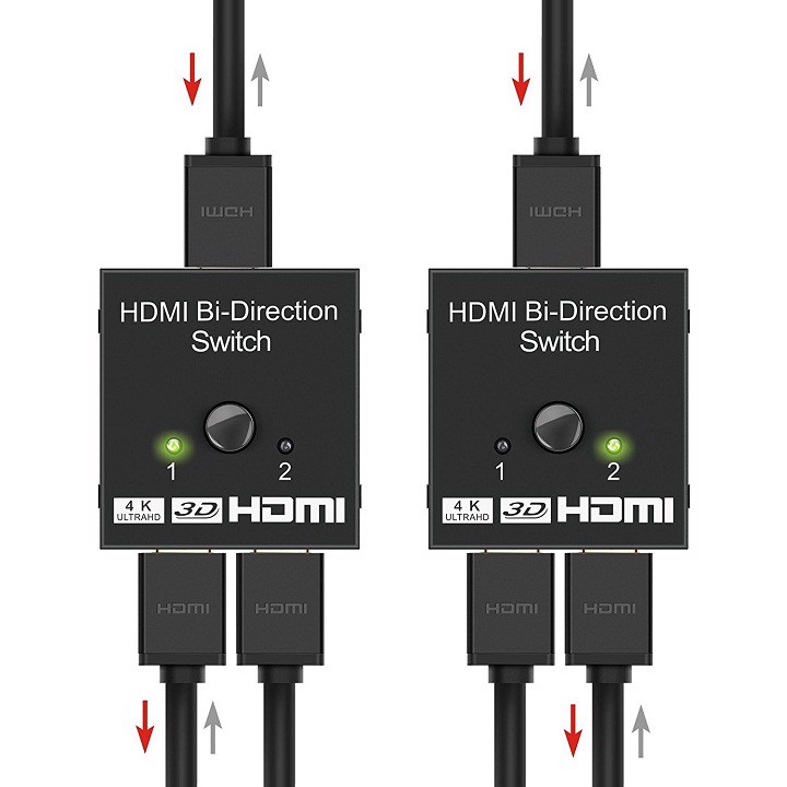 HDMI BI DIRECTION switch hai chiều 1 in 2 out hoặc 2 out 1in 3D 4K