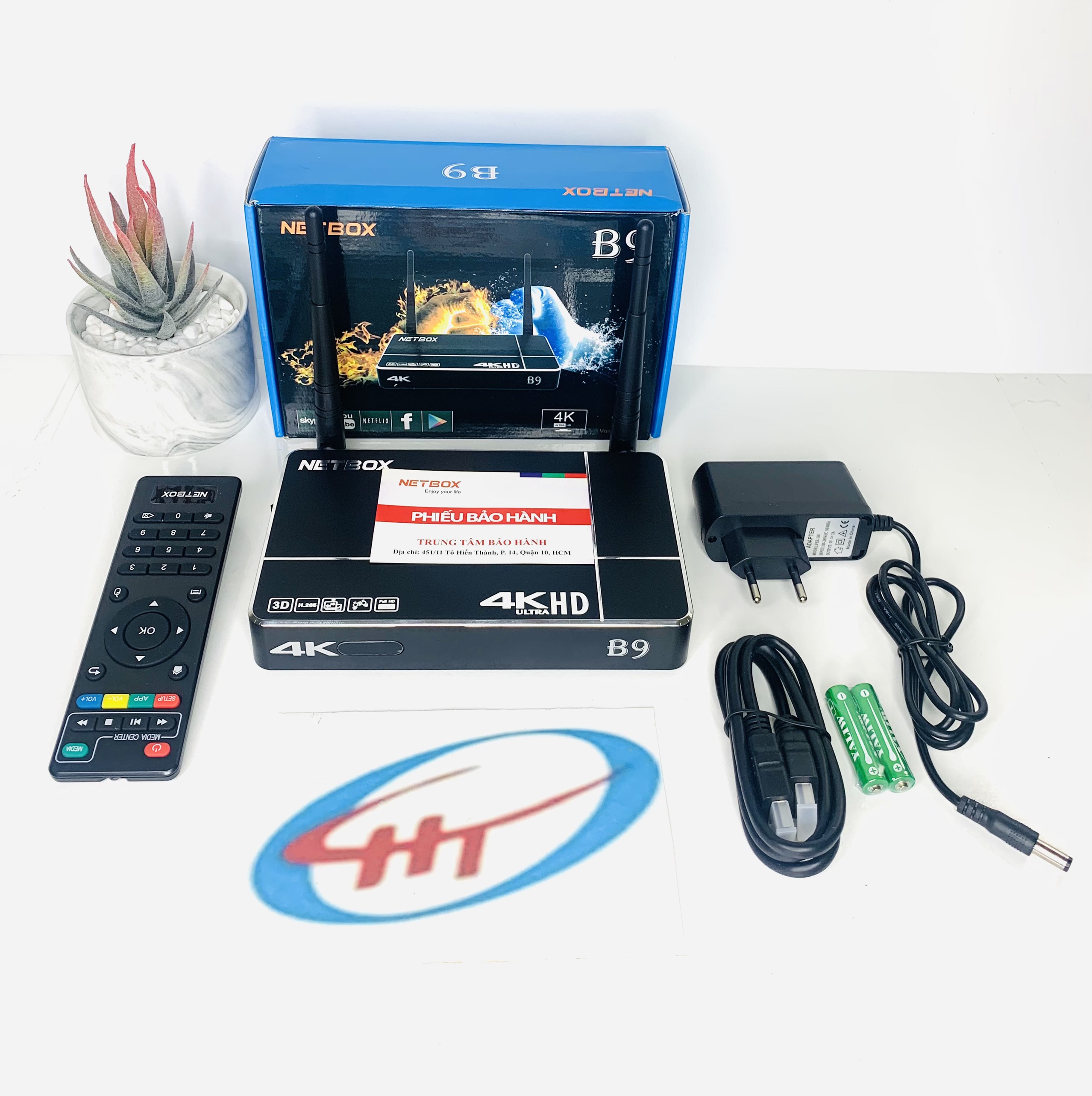 Android Tivi Box NETBOX B9 Ram 2G Rom 16gb 4K UltraHD - Hàng Chính Hãng