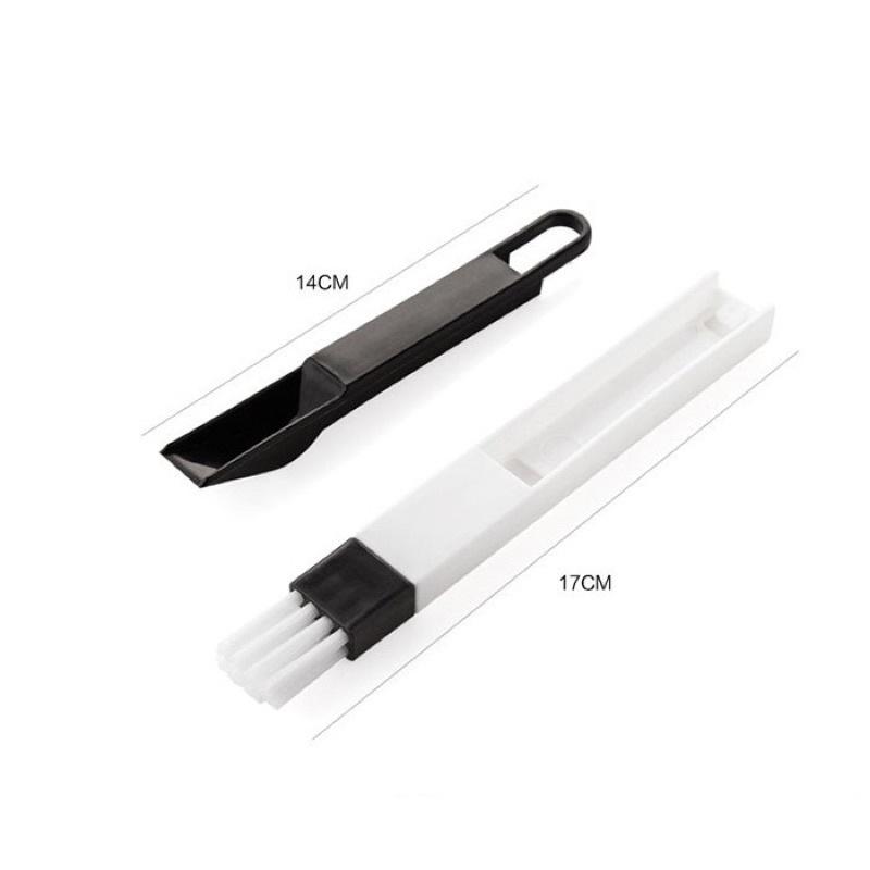 Chổi Quét Bụi Vị Trí Hẹp - Kèm Ki Xẻng Hốt Rác Mini - Cọ Mini Vệ Sinh Khe Cửa - Bàn Phím Máy Tính