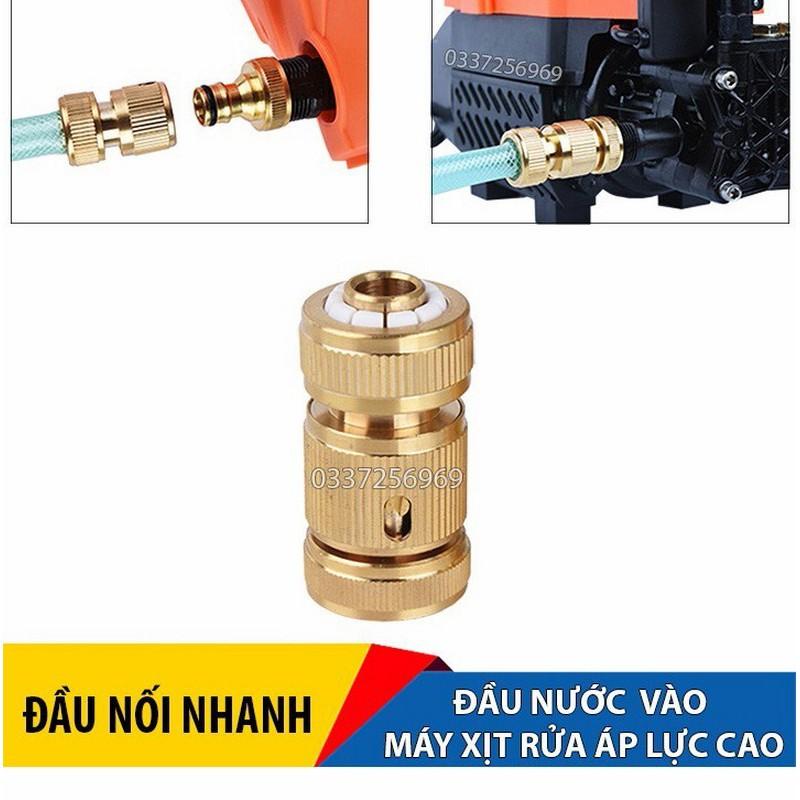 BỘ NỐI NHANH BẰNG ĐỒNG -ĐẦU VÀO -CHO MÁY RỬA XE , MÁY XỊT CAO ÁP -03