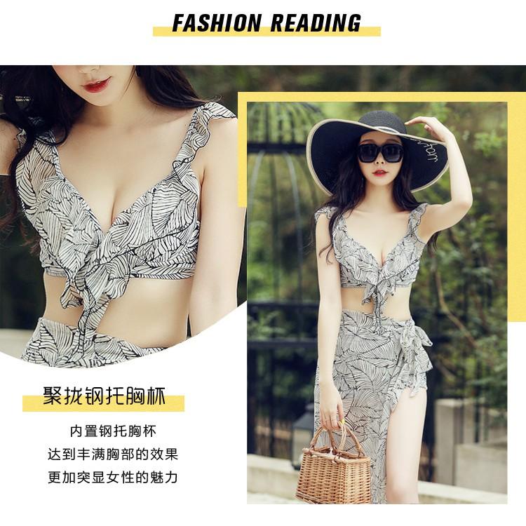 Xiuer Bộ Đồ Bơi 3 Món Quần Lưng Cao Phong Cách Thể Thao Gợi Cảm Và Hoạt Động Ngoài Trời Cho Cặp Đôi#Cá Tuyết#Thời Trang Phụ Nữ