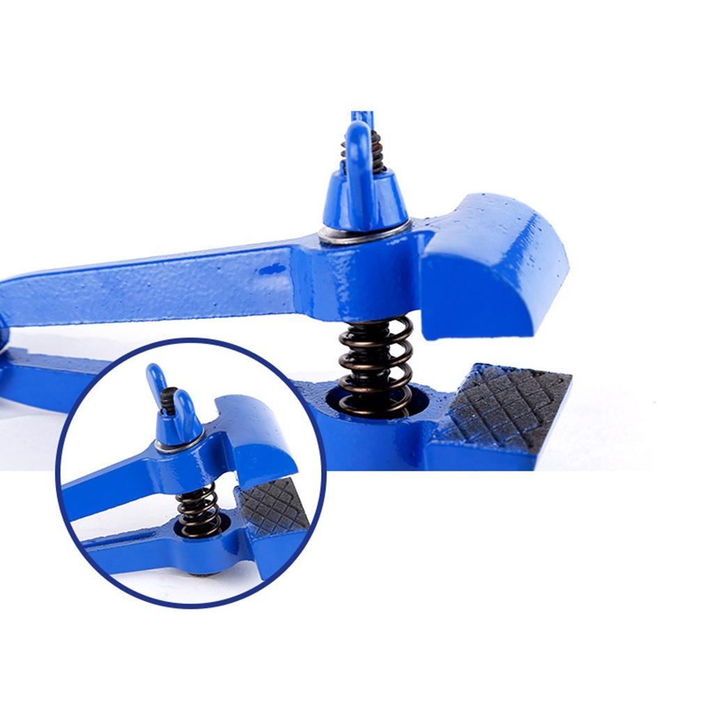 2 Pieces Blue Hand Held Hobby Mini Vise for Jewelry Making Tool 12cm/16cm