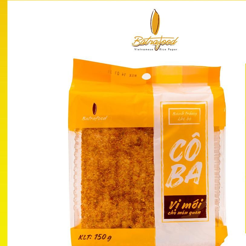 Bánh Tráng Khô Bò Batrafood Cô Ba - Đặc sản Đà Lạt đồ ăn vặt, mồi nhắm, mồi nhậu ngon, giá rẻ cho dân văn phòng, học sinh