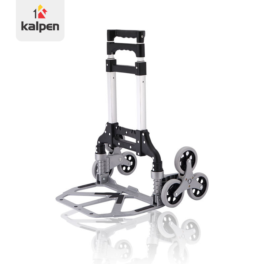 Xe (Kéo) Đẩy Hàng - 6 Bánh Leo Cầu Thang Thông Minh - Trọng Tải Lên Đến 150kg (Kalpen XKK01) Hàng Chính Hãng