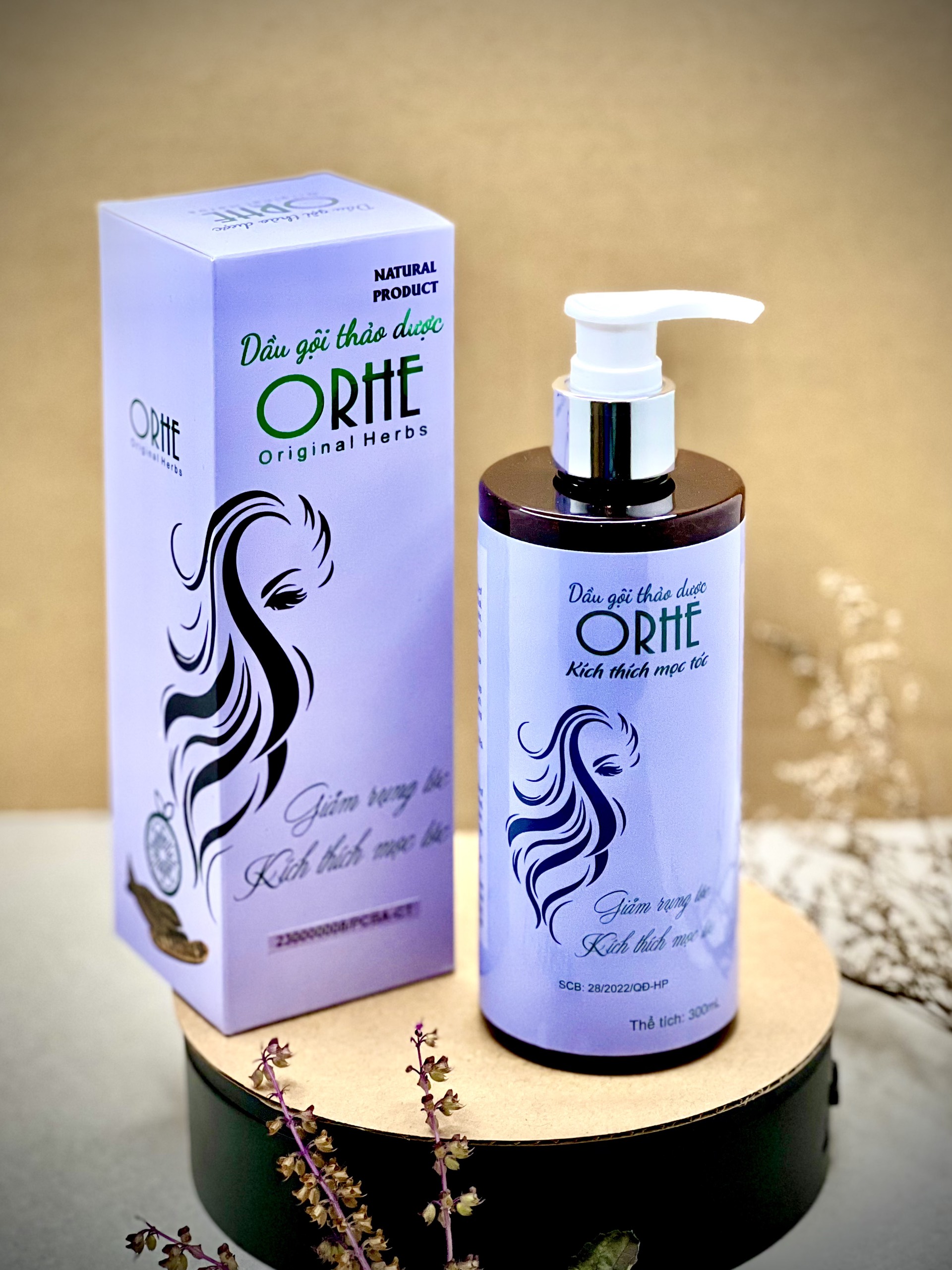 Dầu gội dược liệu ORHE Giảm rụng tóc, Kích thích mọc tóc