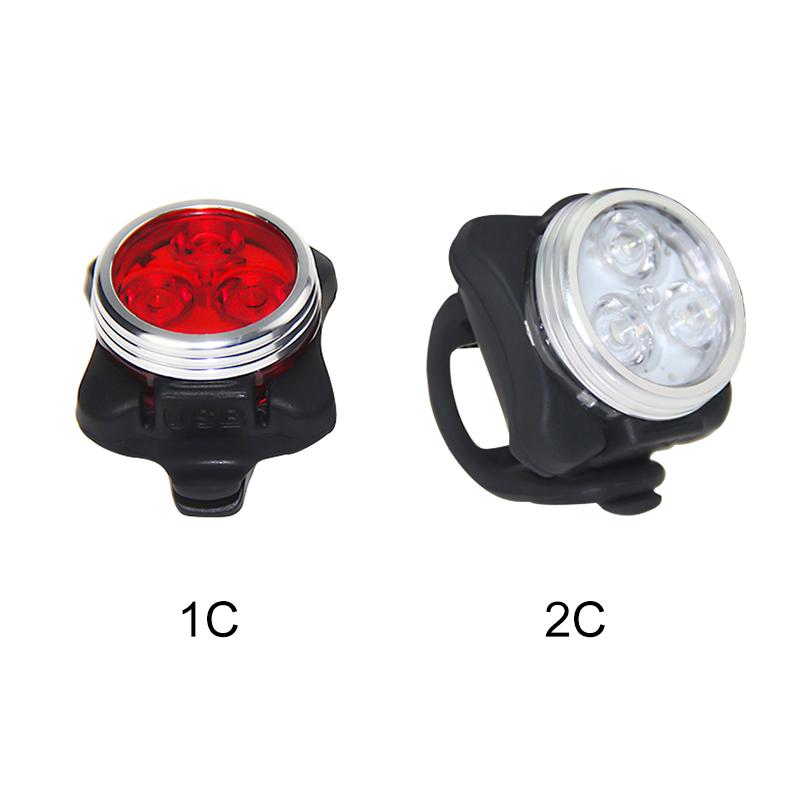 Đèn Led Chống Thấm Nước Sạc Usb Cho Xe Đạp