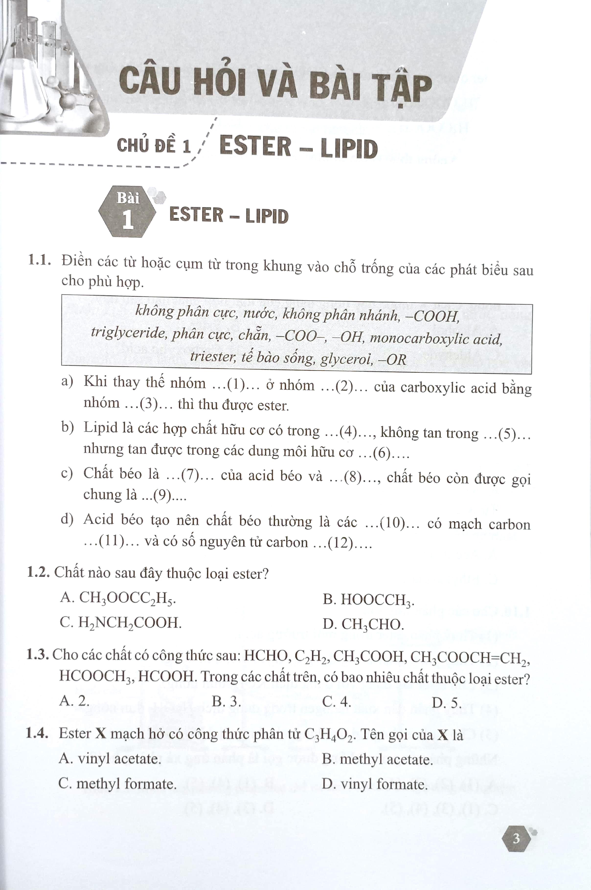 Bài Tập Hóa Học 12 (Cánh Diều) (Chuẩn)