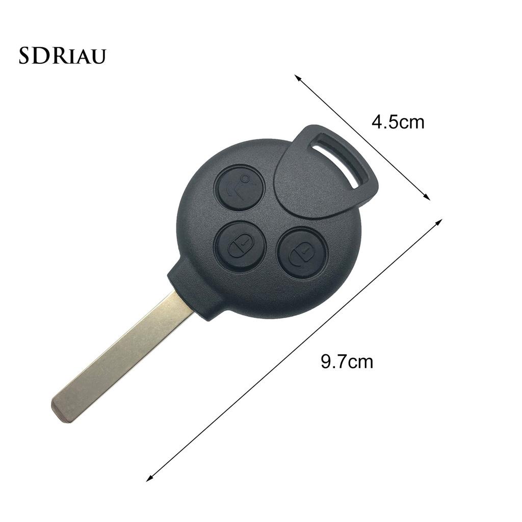 Vỏ Chìa Khóa Điều Khiển Từ Xa 3 Nút Cho Mercedes-Benz Smart Fortwo