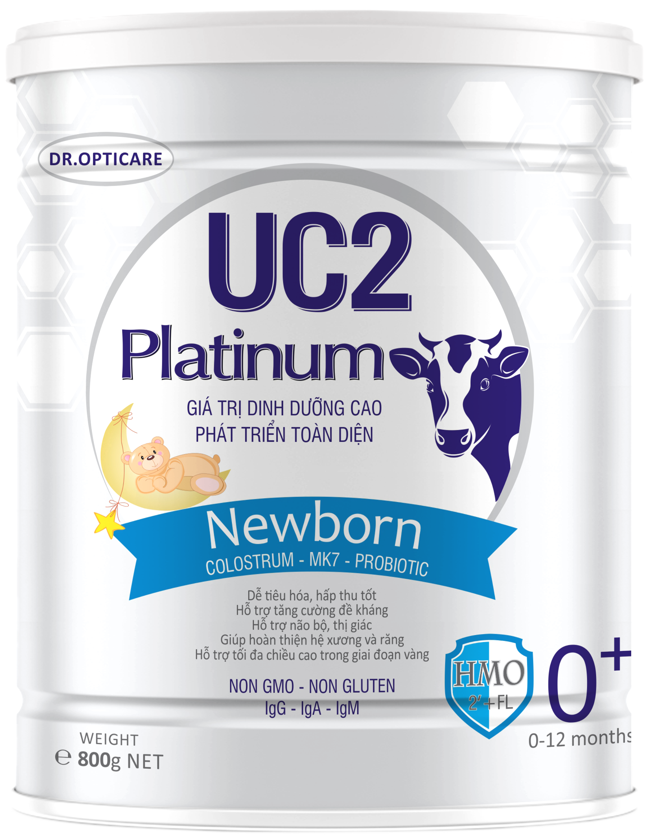 Sữa bột UC2 Platinum Newborn 800g