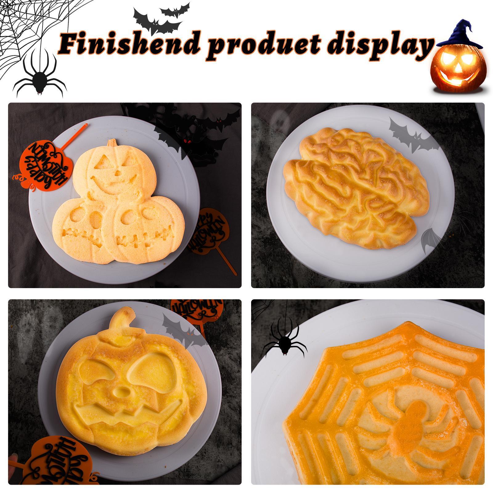 Chocolate Maker Cake Baking Halloween Silicone Maker for Muffins Breads Soap