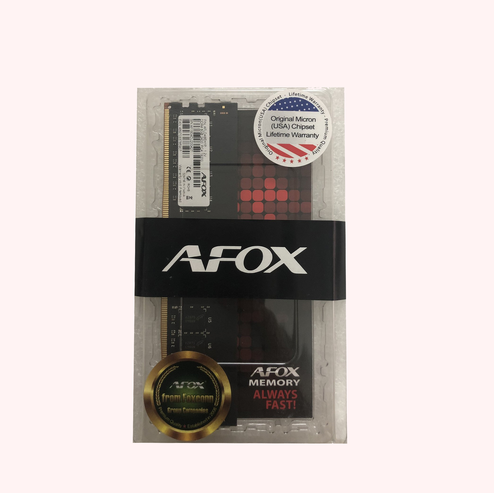 Ram Afox 8GB DDR4 2400 (Chip Micron) - Hàng Chính Hãng