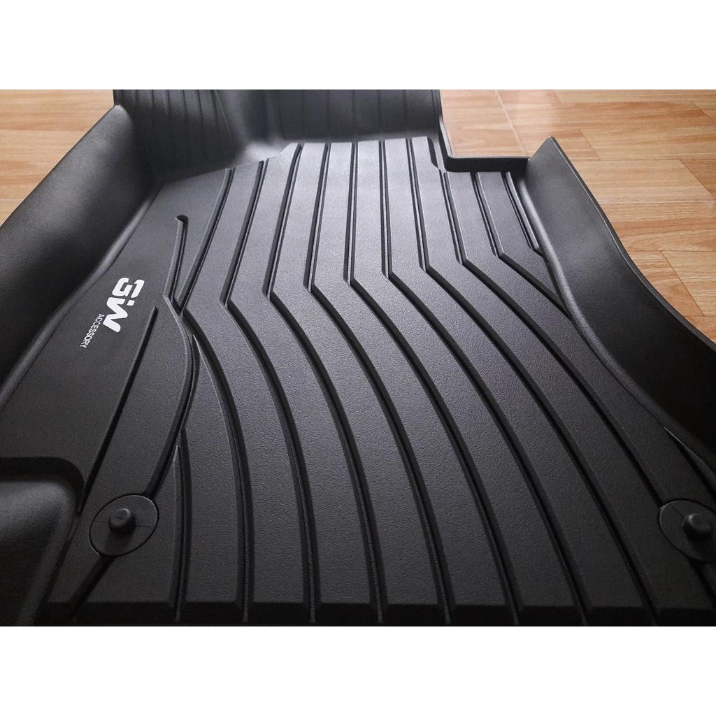 Thảm lót sàn xe ô tô Mercedes E 2009+ 2015- đến nay Nhãn hiệu Macsim 3W chất liệu nhựa TPE đúc khuôn cao cấp - màu đen