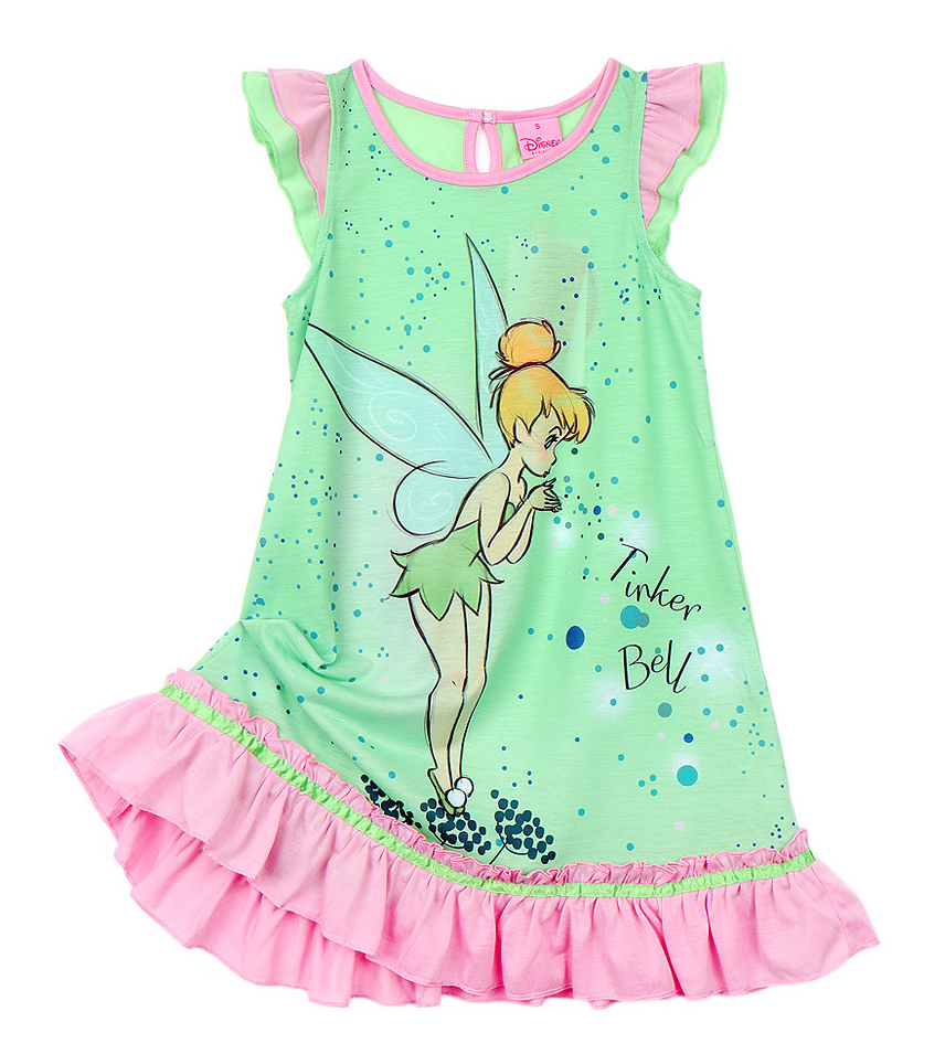 Váy mặc nhà Tinker Bell - (tay lỡ) cho bé