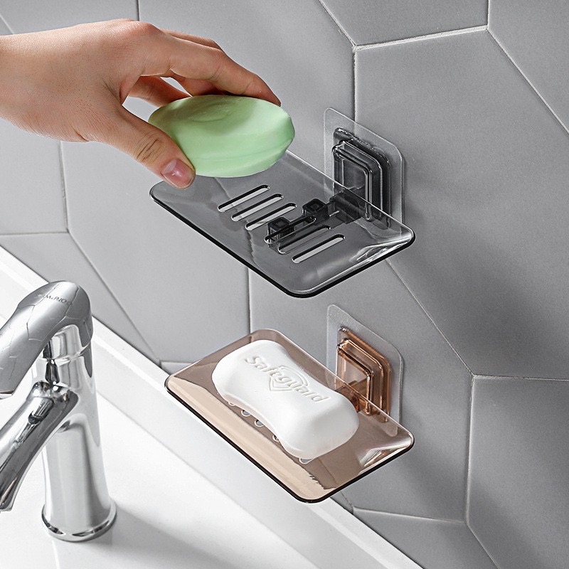 Kệ Để Xà Bông Dán Tường Phòng Tắm, Khay Để Xà Phòng Cao Cấp, Sạch Sẽ, Sang Trọng, Dán Tường Chắc Chắn, Tiện Dụng. TakyHome 4037