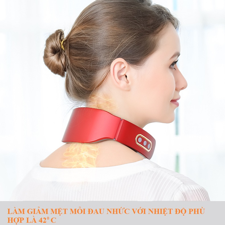 Máy Massage Cổ Vai Gáy Cao Cấp JP-708 Máy matxa công nghệ xung điện thông minh.