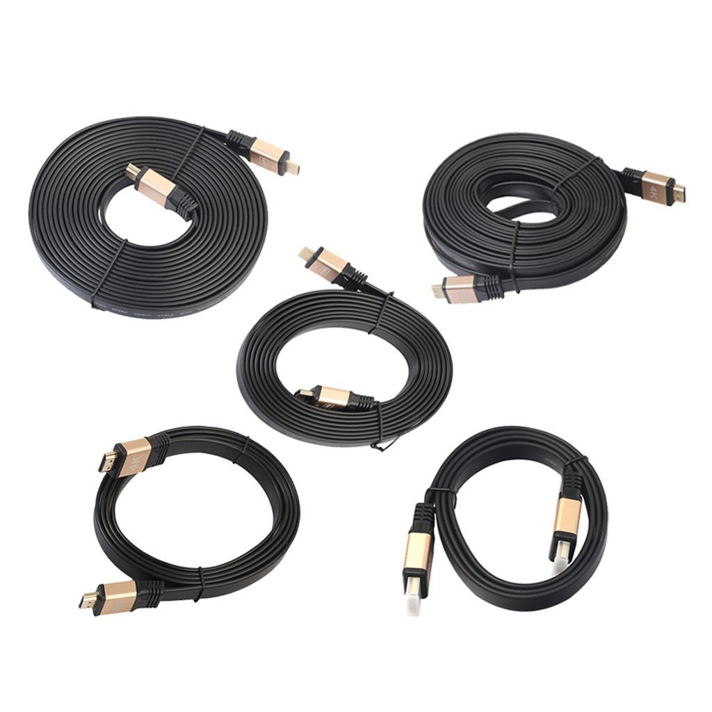 HDMI 2.0 Cable High Speed Gold Plated HMI to HDMI Cord for HDTV PS4 Projector 1m