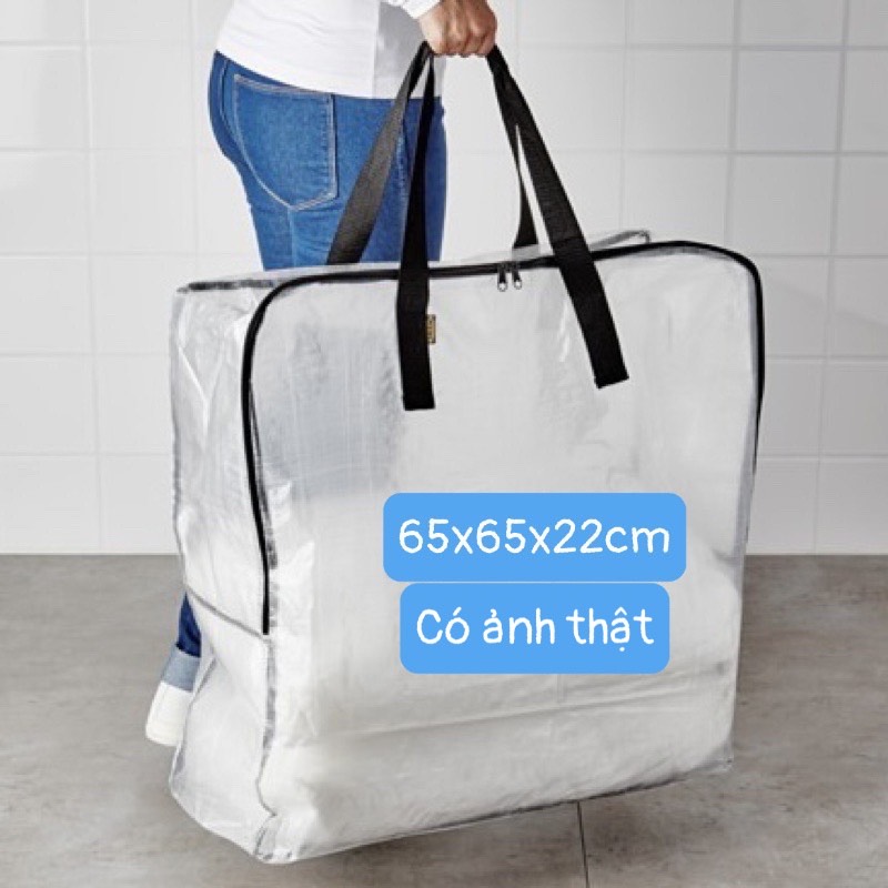 Túi Đựng Chăn Màn Hàng Nhà Máy 65x22x65cm Tráng Nhựa Nguyên Sinh Chắc Chắn
