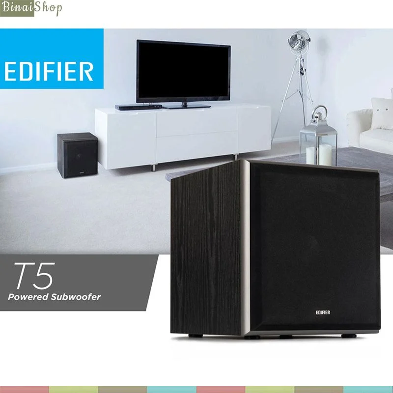 Edifier T5 - Loa Siêu Trầm Subwoofer Điện, Công Suất 70W- Hàng chính hãng