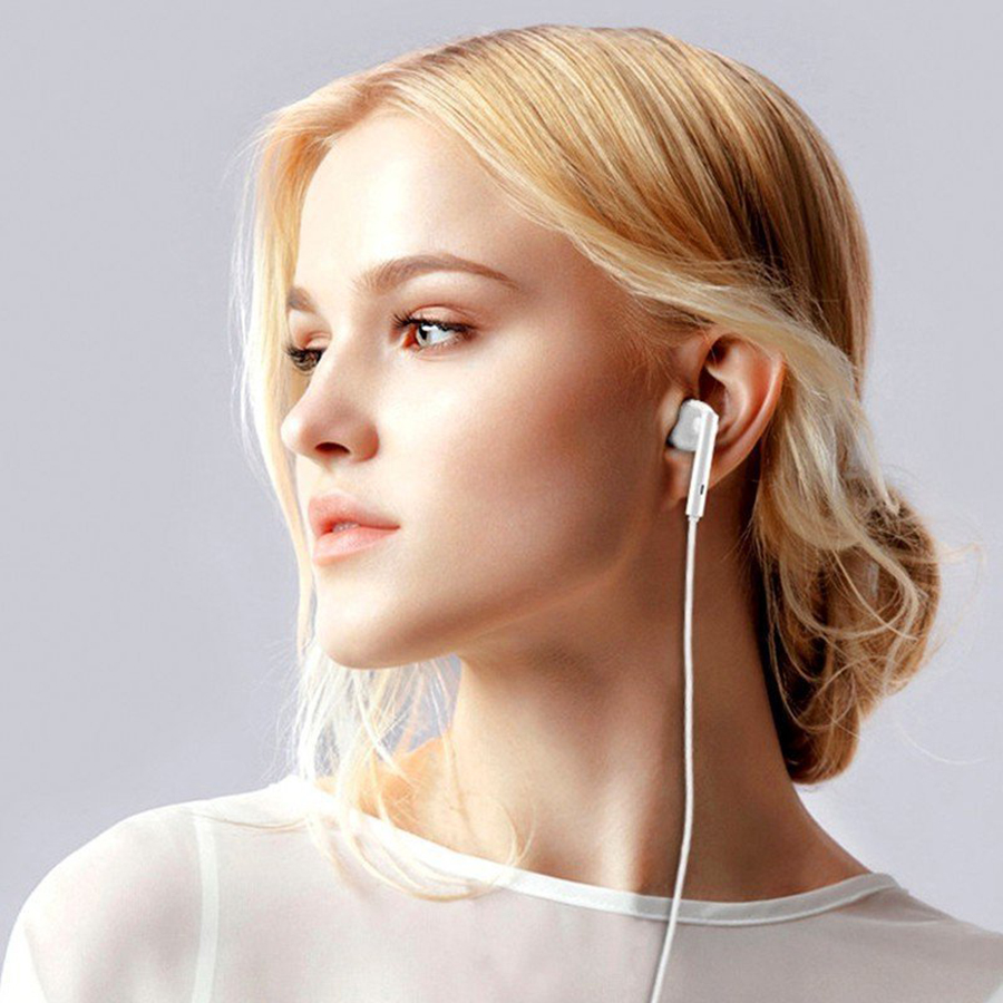 Tai nghe nhét tai Honor Earphones - Hàng chính hãng màu trắng