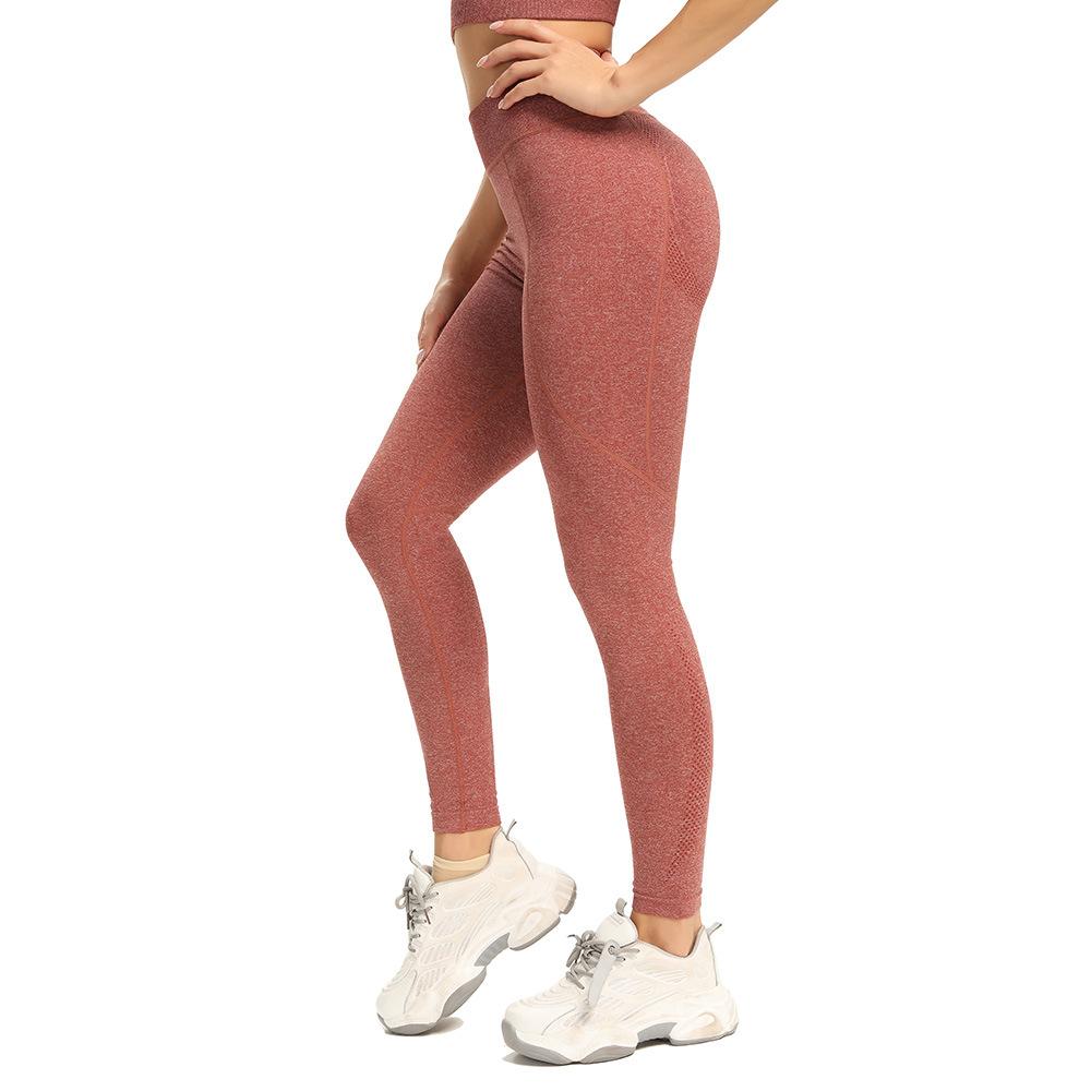 Liền Mạch Thảm Tập Yoga Kèm Túi Nữ Quần Legging Tập Yoga Thể Dục Chạy Leggin Cao Cấp Co Giãn Tập Gym Quần Legging Ôm Tập Luyện Quần