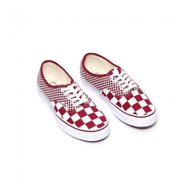 Giày Sneaker Vans Unisex màu đỏ caro - Vans Authentic Mix Checkr - VN0A38EMVK5