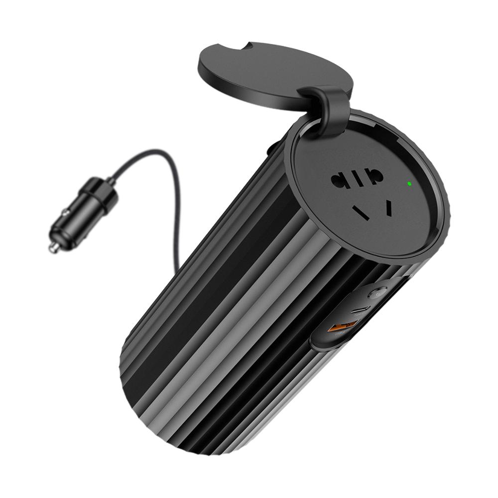 Bộ sạc chuyển nguồn ô tô 220V 110W ROCK - Hàng chính hãng