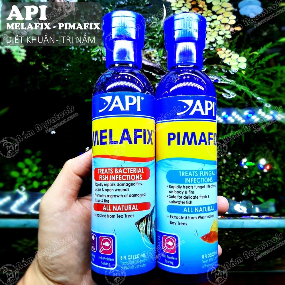 API Melafix và Pimafix  Chế Phẩm Kháng Khuẩn - Trị Nấm  Bộ Đôi Hoàn Hảo Cho Cá Cảnh