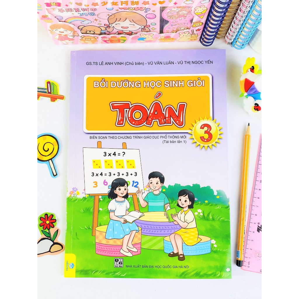 Sách - Bồi Dưỡng Học Sinh Giỏi Toán Lớp 3 - Biên soạn theo chương trình GDPT mới - ndbooks