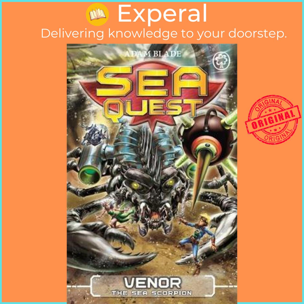 Sách - Sea Quest: Venor the Sea Scorpion : Book 19 by Adam Blade (UK edition, paperback)