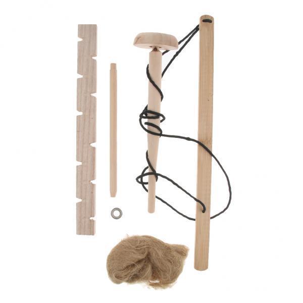 2x Outdoor Primitive Fire Starter Tool Wood Bow Drill Survival Friction Kit Single / Double Person