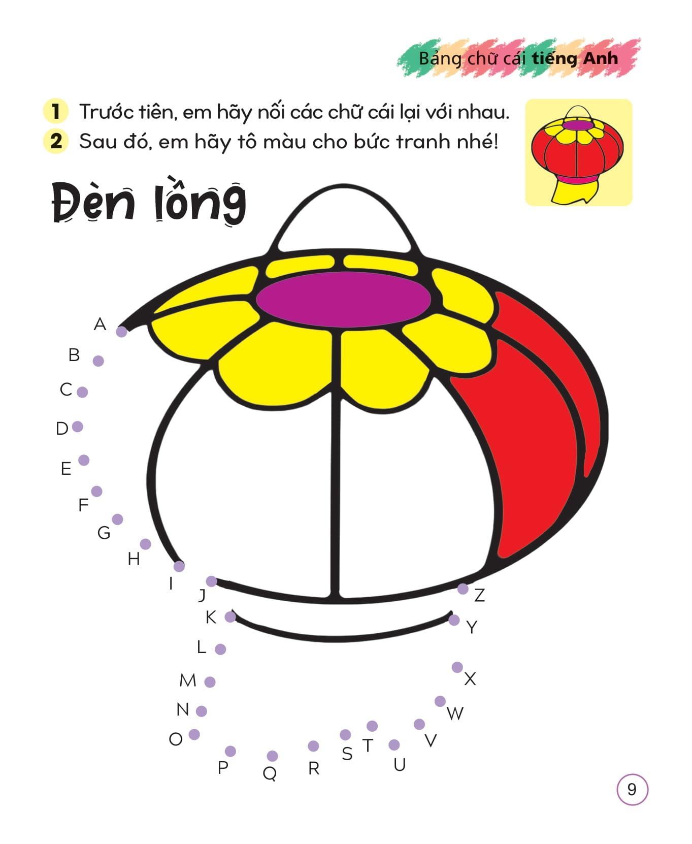 Sách - Bộ Sách Tô Màu Sáng Tạo - Bé Học Chữ Cái Và Con Số (Túi 5 Tập)