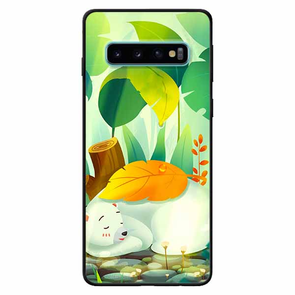 Ốp lưng dành cho Samsung S10 mẫu Gấu Ngủ Đông