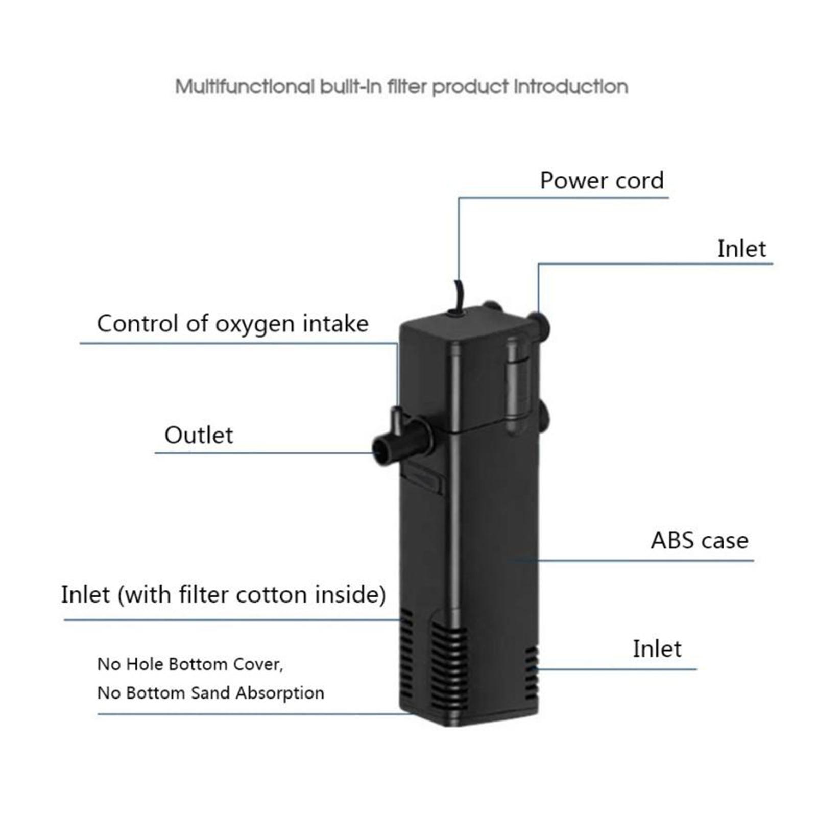 Aquarium Internal Filter Submersible Water Pump