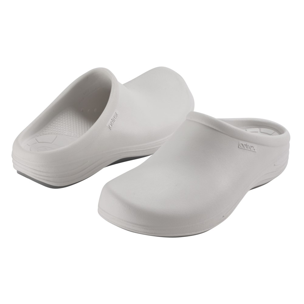 Giày lười sức khỏe nữ Aetrex Lynco Bondi White - Dép slip-on nâng vòm cao hỗ trợ khớp chân