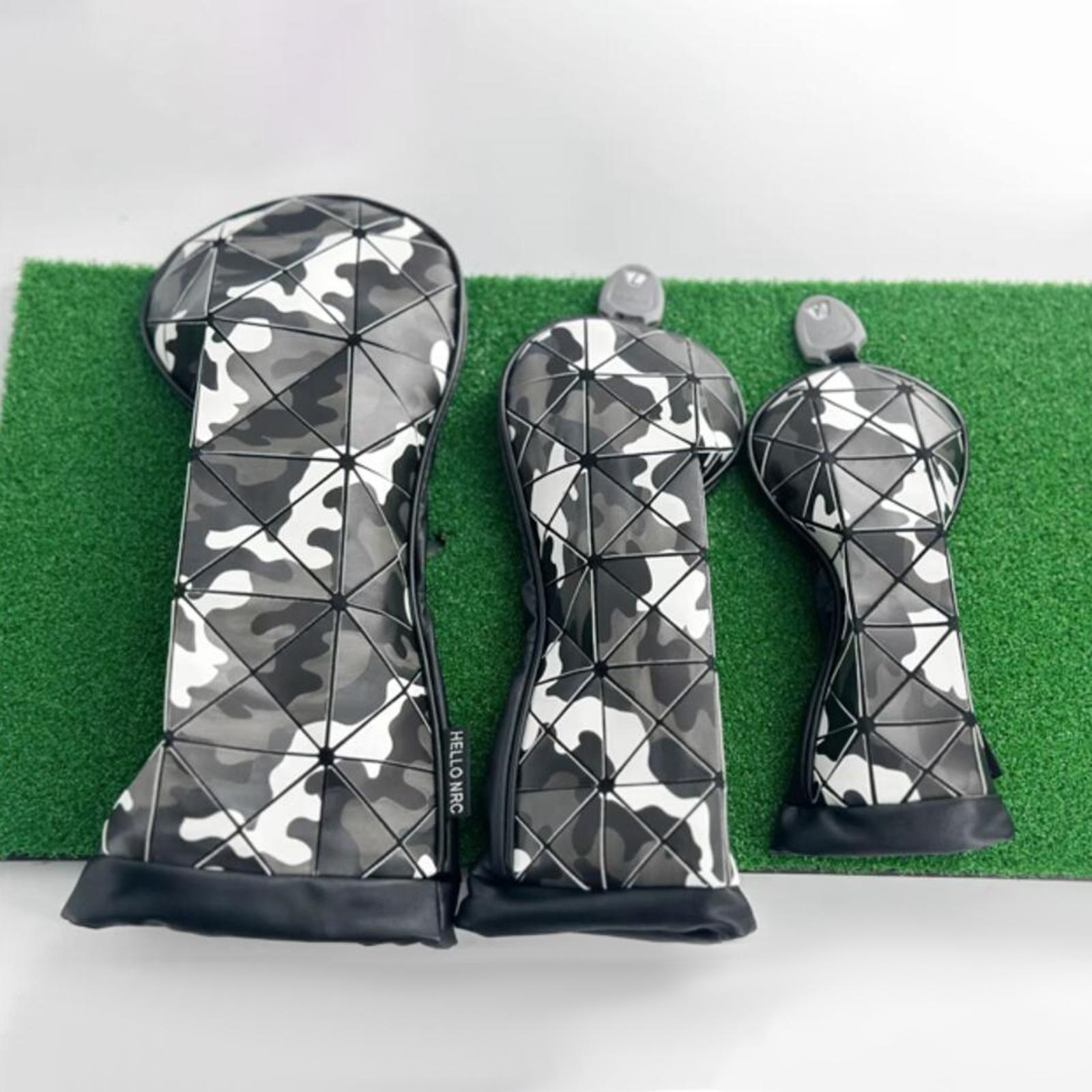 Golf Club Head Covers Wear Resistant Golf Wood Headcover Golf Club Protectors