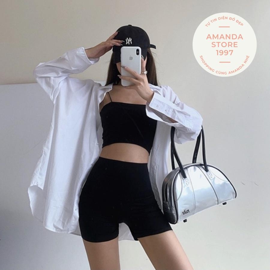 Quần legging đùi ngố cá tính co giãn. Quần legging ngố co giãn thấm hút mồ hôi tốt nhiều size