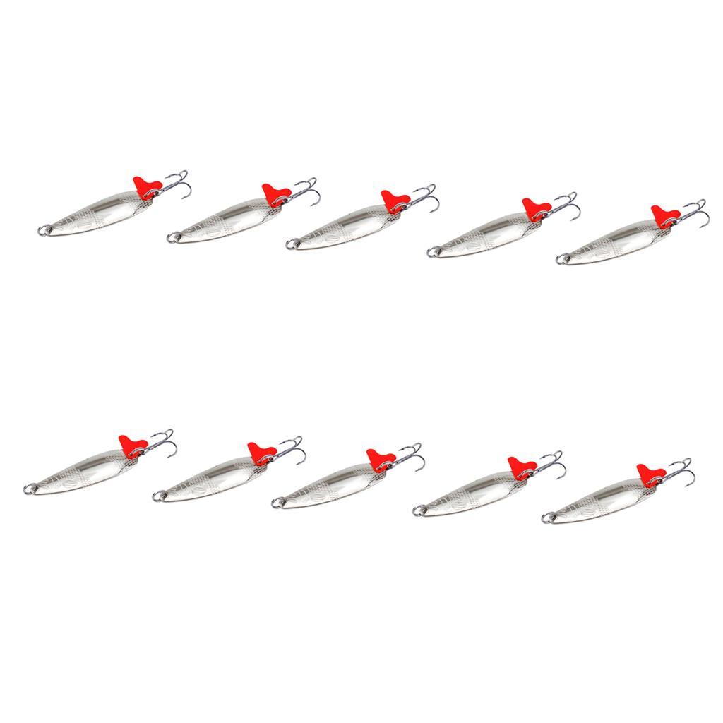 10pcs Fishing Baits Sequins Fishing Baits Replacement Supplies