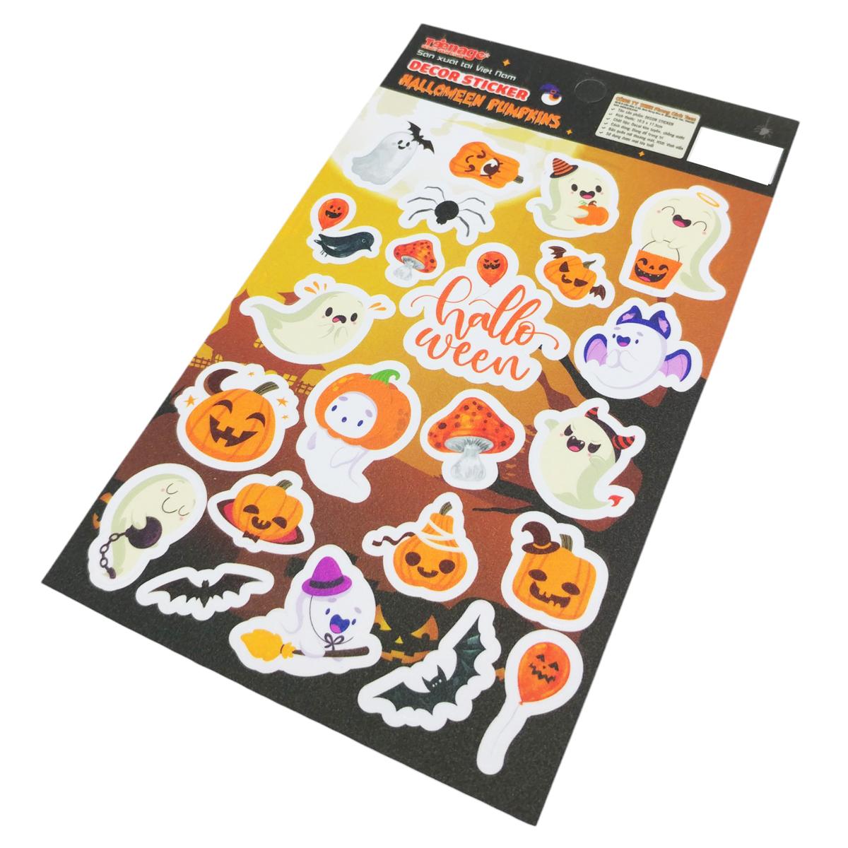 Sticker Kim Tuyến Halloween - Teenage KT-03 - Orange Halloween