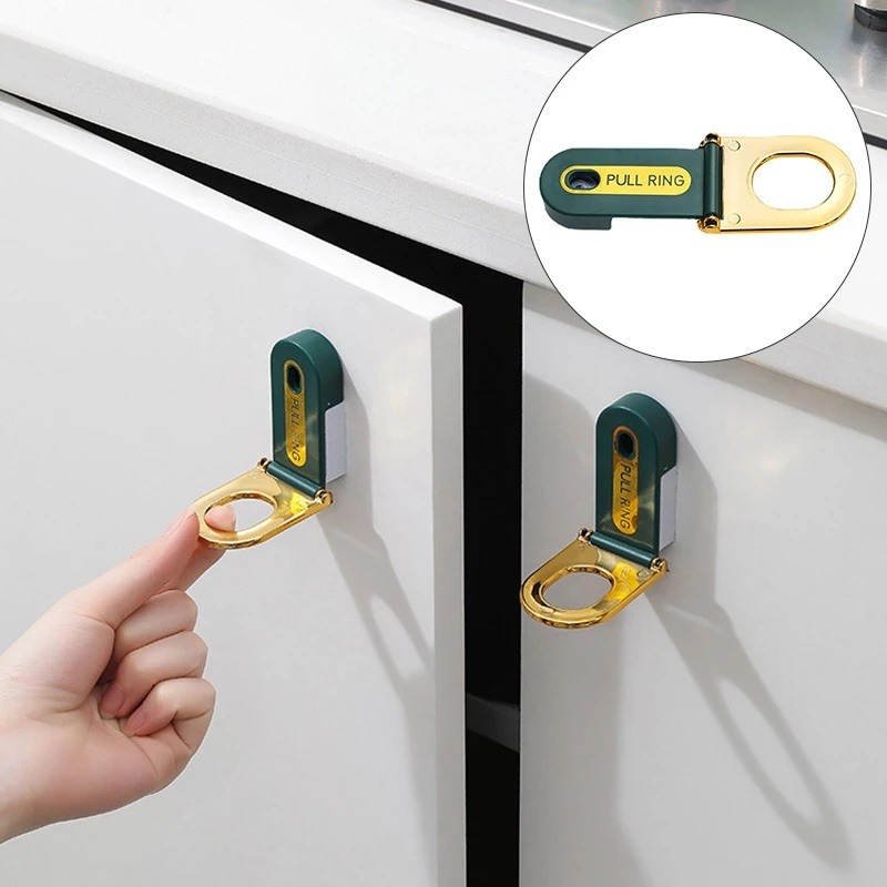 Dụng Cụ Nâng Nắp Bồn Cầu, Toilet, Kéo Cánh Tủ Đa Chức Năng Có Giác Hút Tiện Lợi