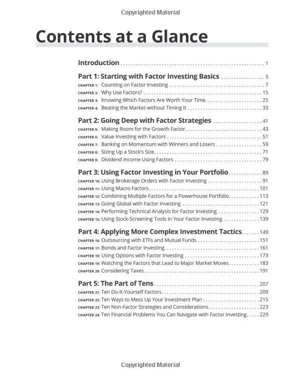 Sách ngoại văn: Factor Investing For Dummies