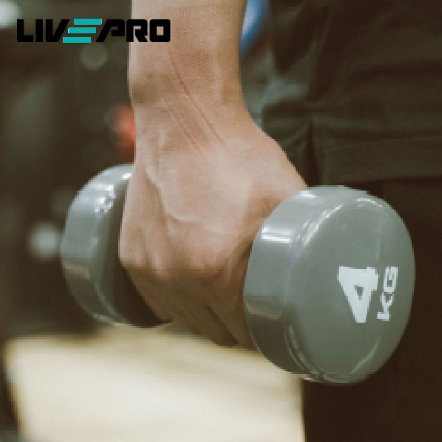 Tạ tay, tạ đơn cao cấp Studio tập gym thể hình Các Loại 5KG x2 Livepro Chính Hãng STUDIO DUMBBELL