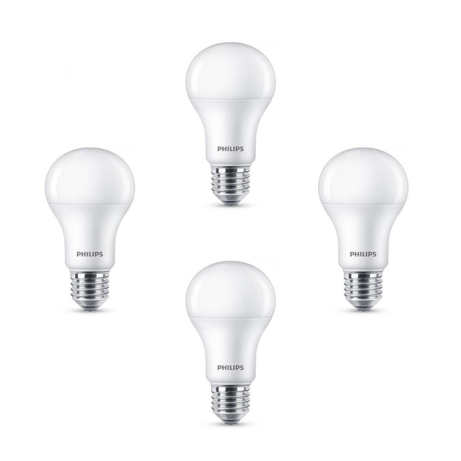 COMBO 4 BỘ - BÓNG ĐÈN LED BULB PHILIPS MYCARE 6W E27 A60 ( TIẾT KIỆM ĐIỆN NĂNG - CHẤT LƯỢNG SÁNG CAO ) – HÀNG CHÍNH HÃNG