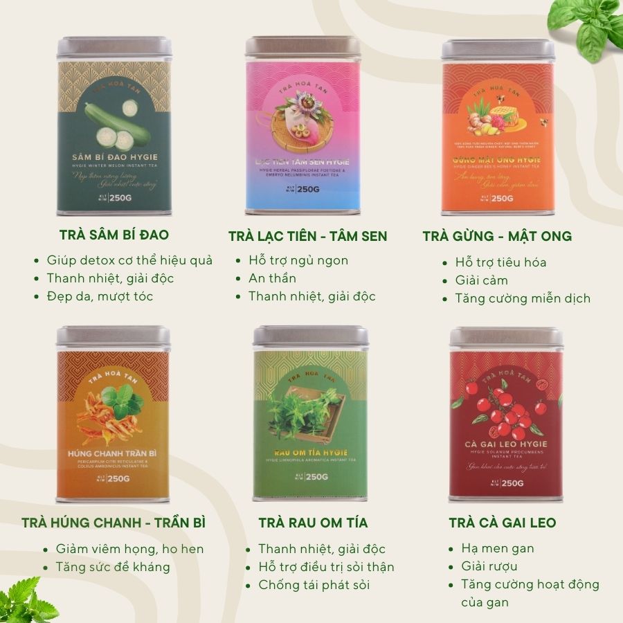 Set quà tặng trà thảo dược Hygie